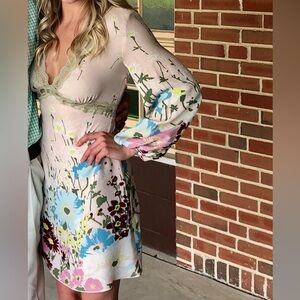 Red Valentino Floral Mini Dress